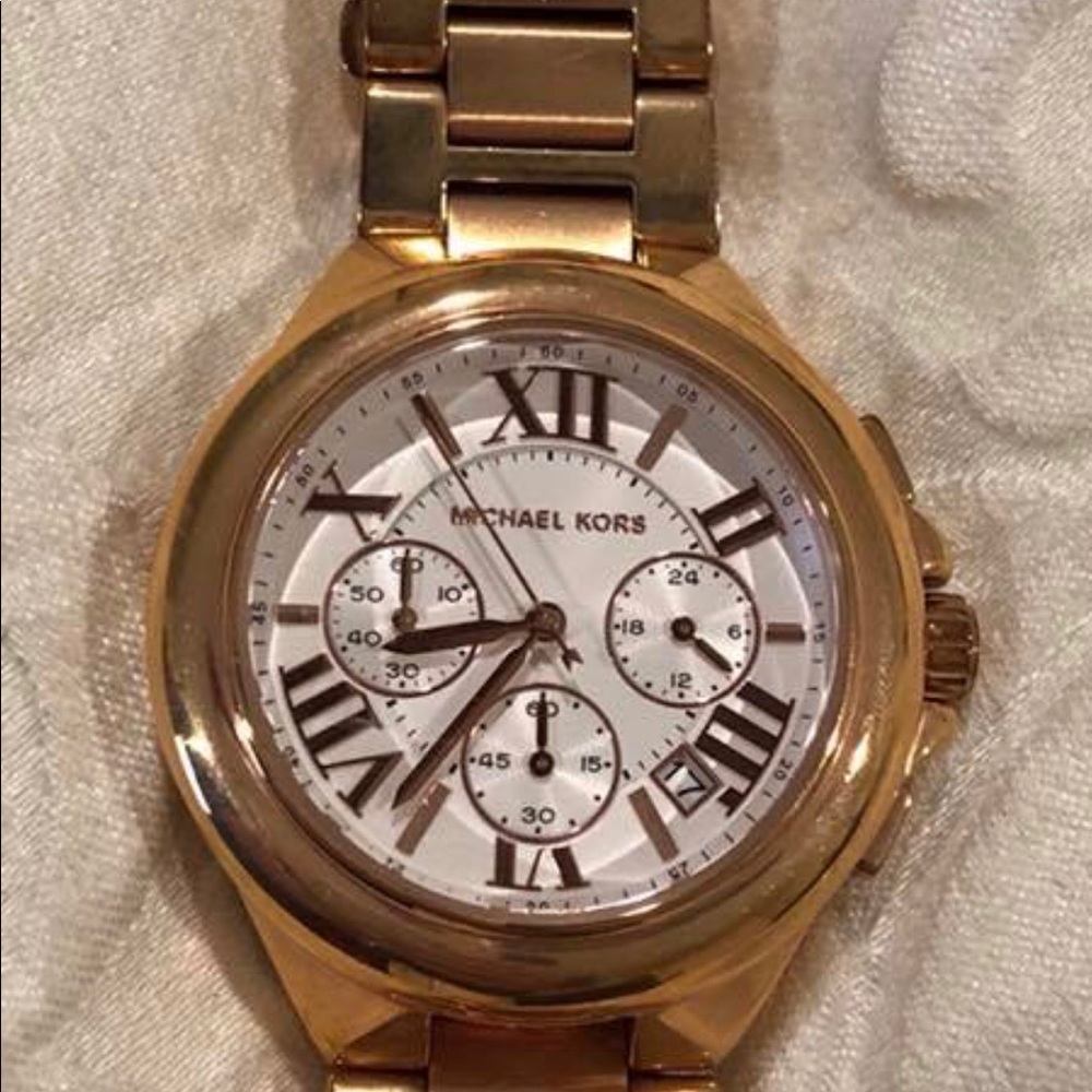 Rose gold Michael Kors watch